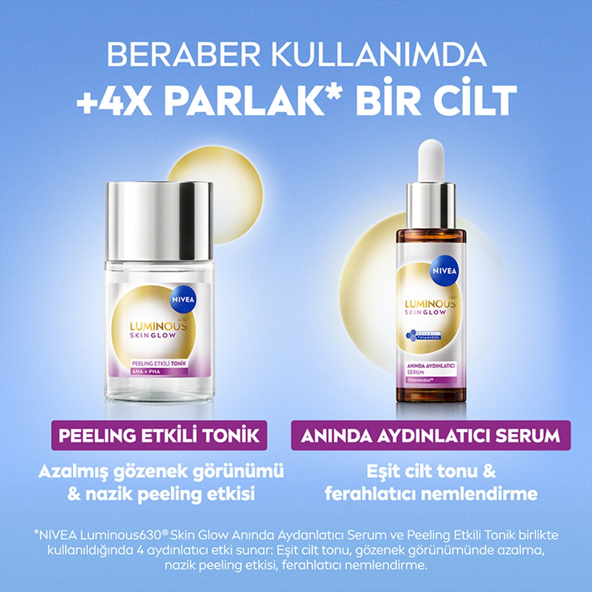 Luminous630 Skin Glow Peeling Etkili Tonik 100ML

