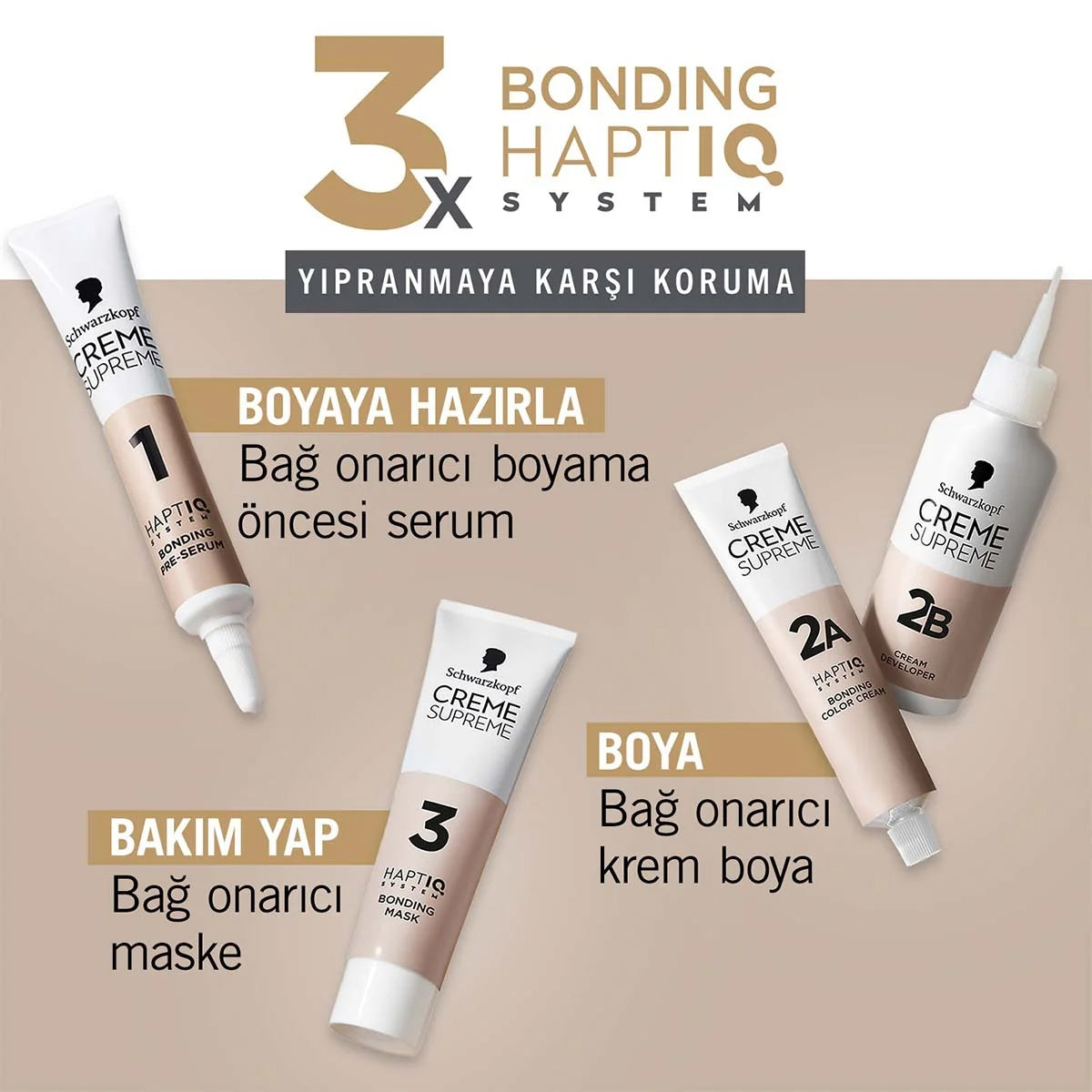 CREME SUPREME SAÇ BOYASI SICAK BAKIR 7-7