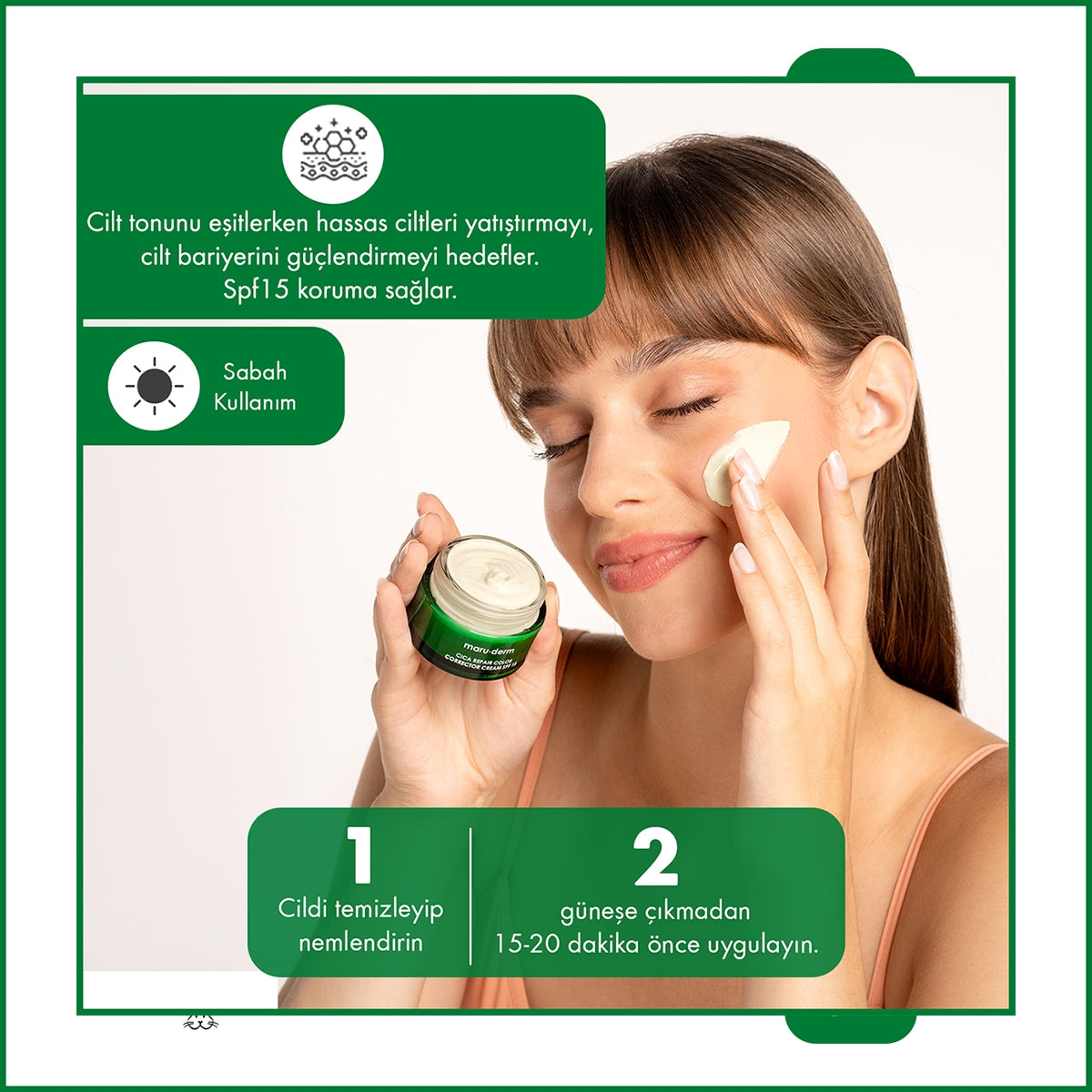Cica Repair Color Corrector Yüz Kremi SPF15 30 ml