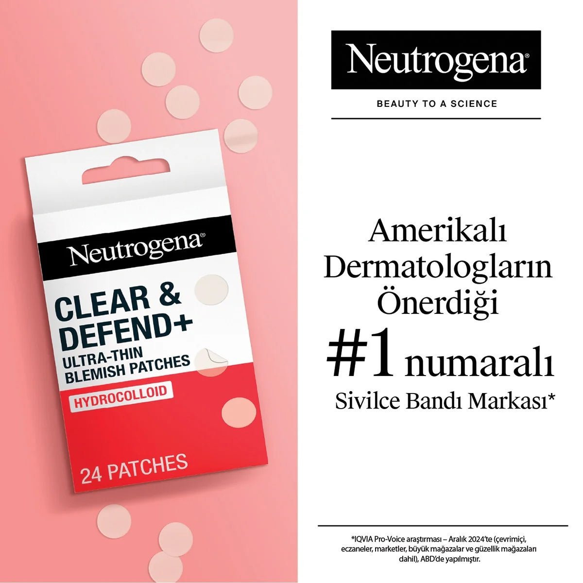 Clear and Defend Ultra Thin Blemish Patches 24'lü Hidrokolloid Bant