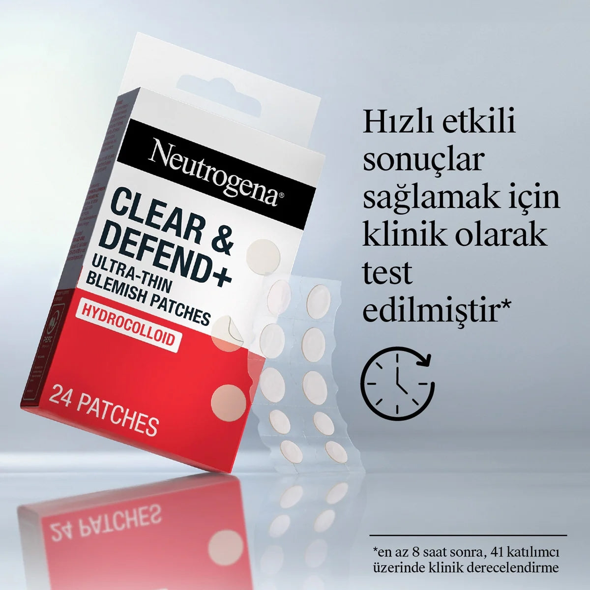 Clear and Defend Ultra Thin Blemish Patches 24'lü Hidrokolloid Bant