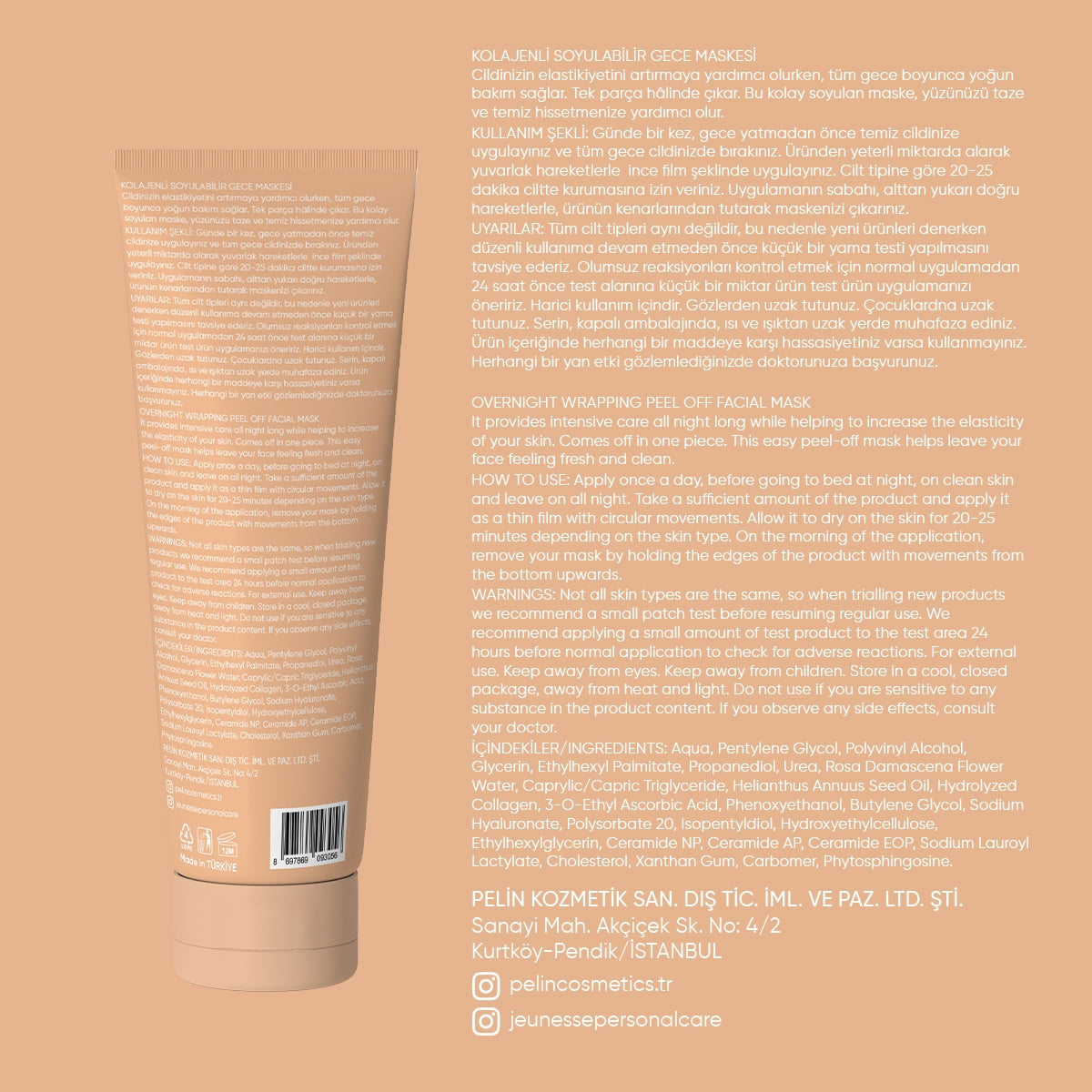 Collagen Night Mask Wrapping Gel Mask 75 ml