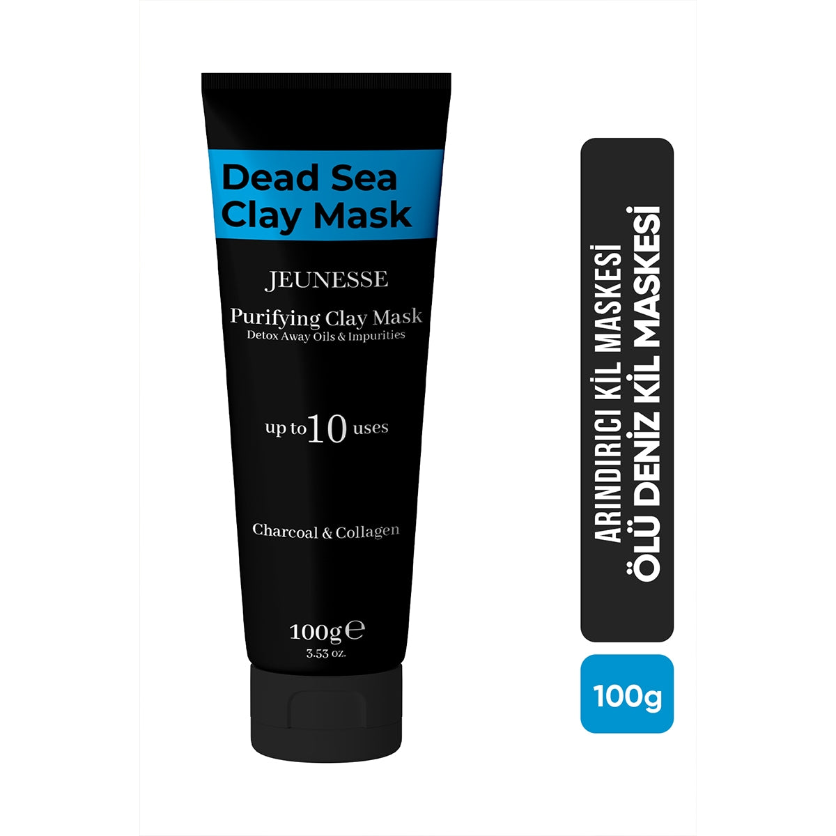 Dead Sea Clay Mask Charcoal ve Collagen 100 g