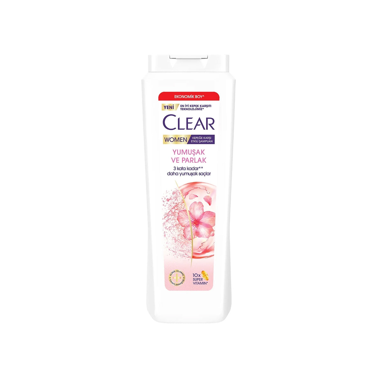Clear Women Şampuan Yumuşak ve Parlak 500 Ml
