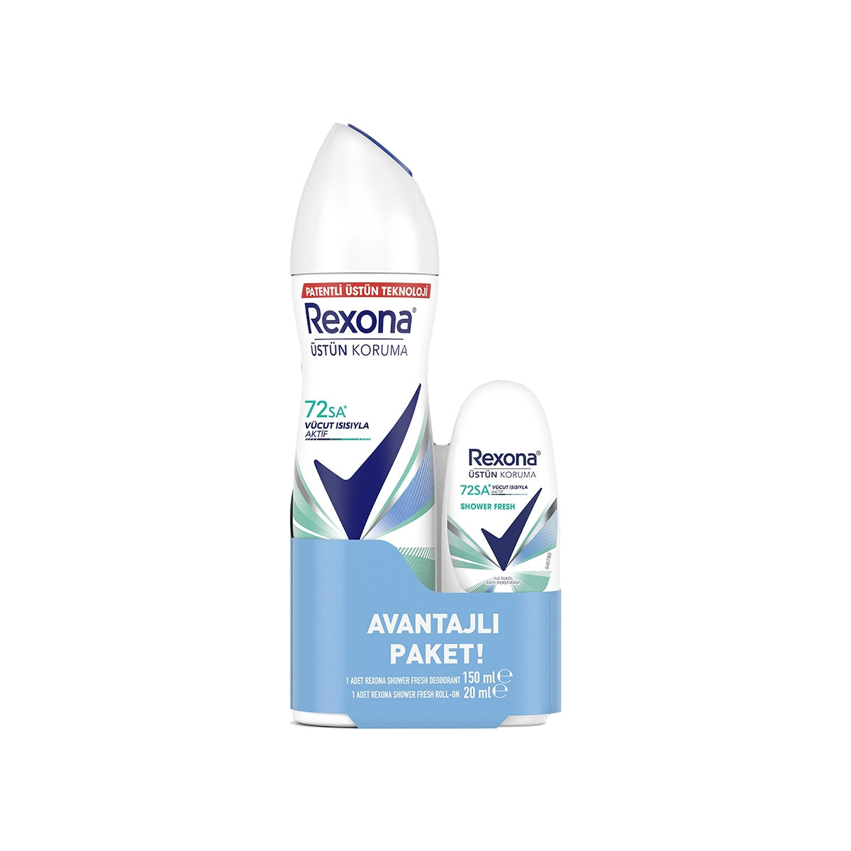 Shower Fresh Sprey 150 ml+ Mini Roll On 20 ml