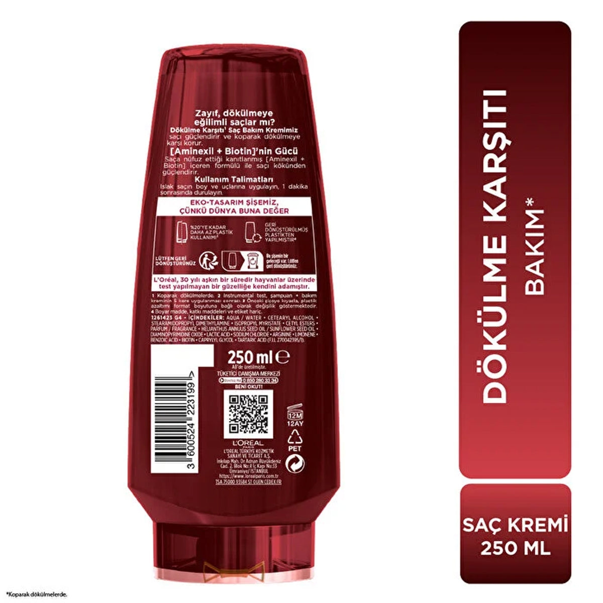 Komple Direnç Dökülme Karşıtı Saç Bakım Kremi 250 ml