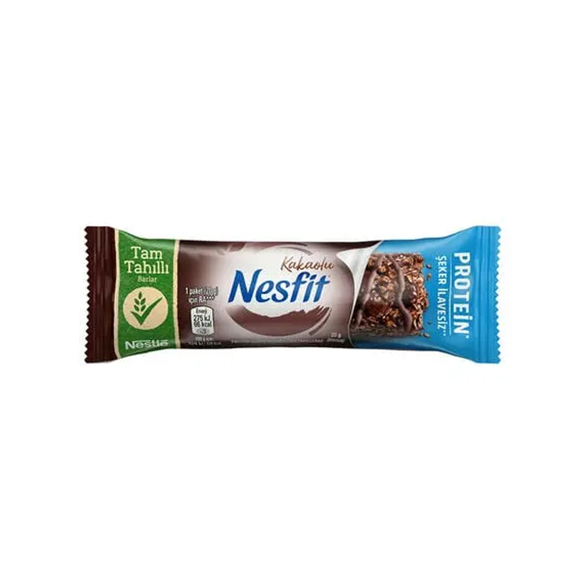 Nesfit Protein İçeren Kakaolu Tam Tahıllı Bar
