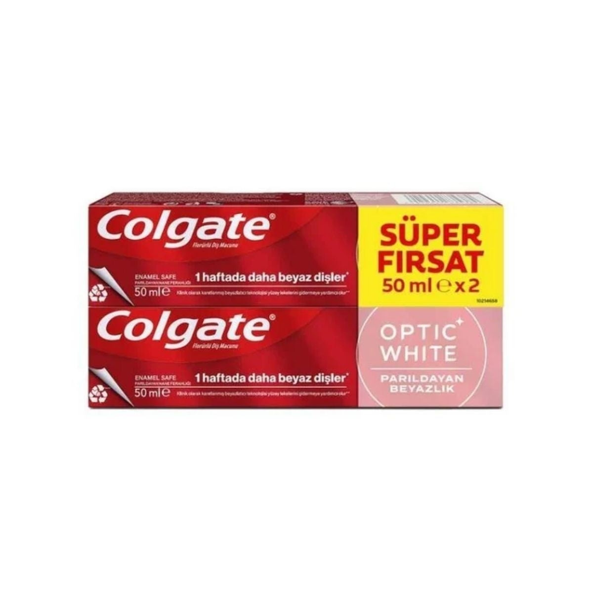 Optic White Parıldayan Beyazlık 2x50 ML