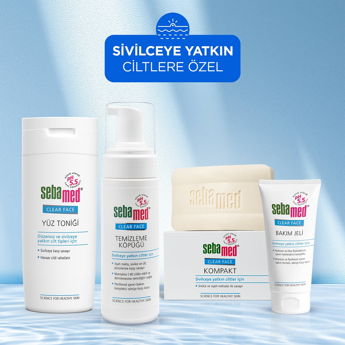 Clear Face Temizleyici Yüz Toniği 200 ML