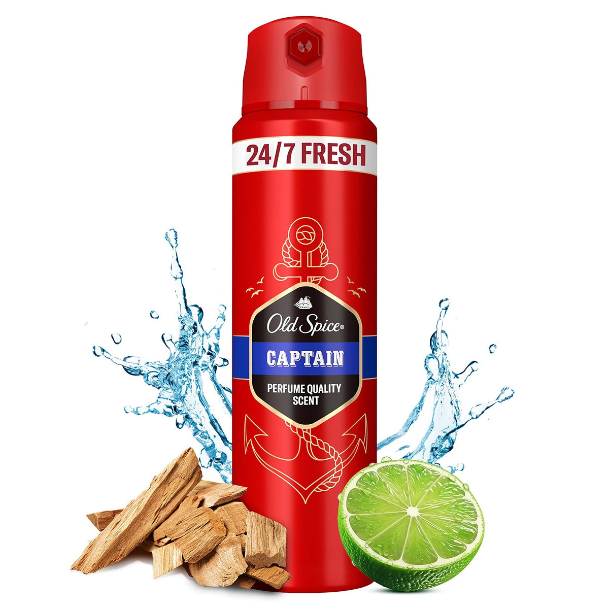 Deodorant Sprey Captain 150 ml