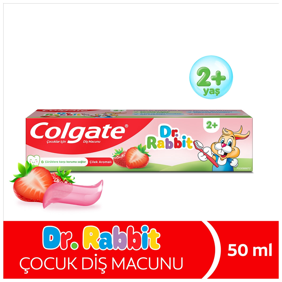 Dr. Rabbit Çocuk Diş Macunu Çilek Aromalı 50 ml