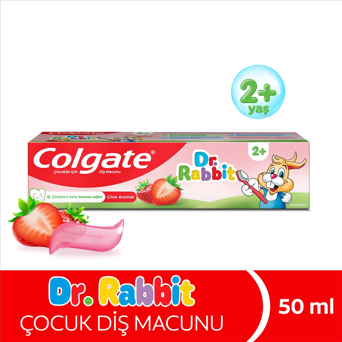Dr. Rabbit Çocuk Diş Macunu Çilek Aromalı 50 ml
