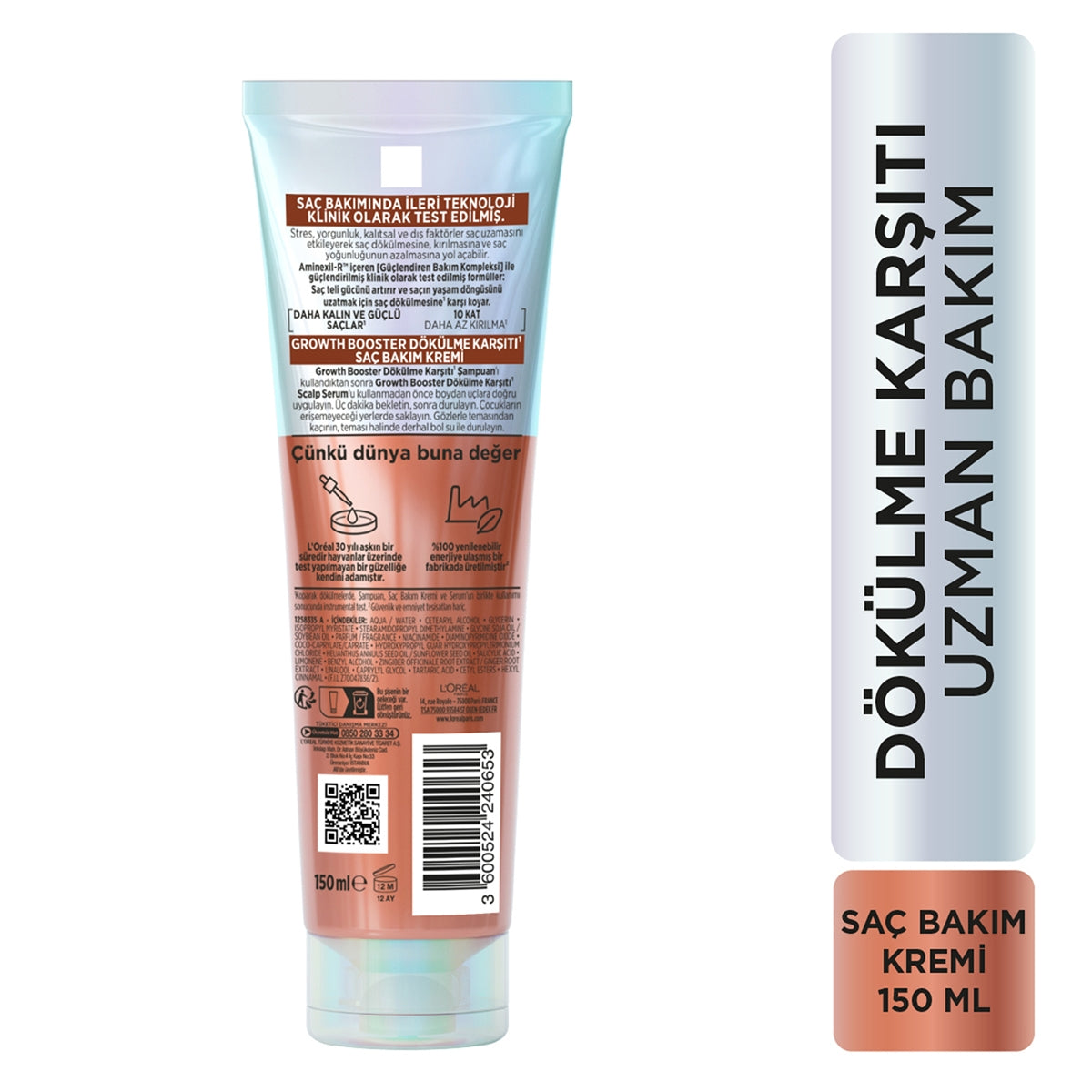 Growth Booster Dökülme Karşıtı Saç Bakım Kremi 150 ml