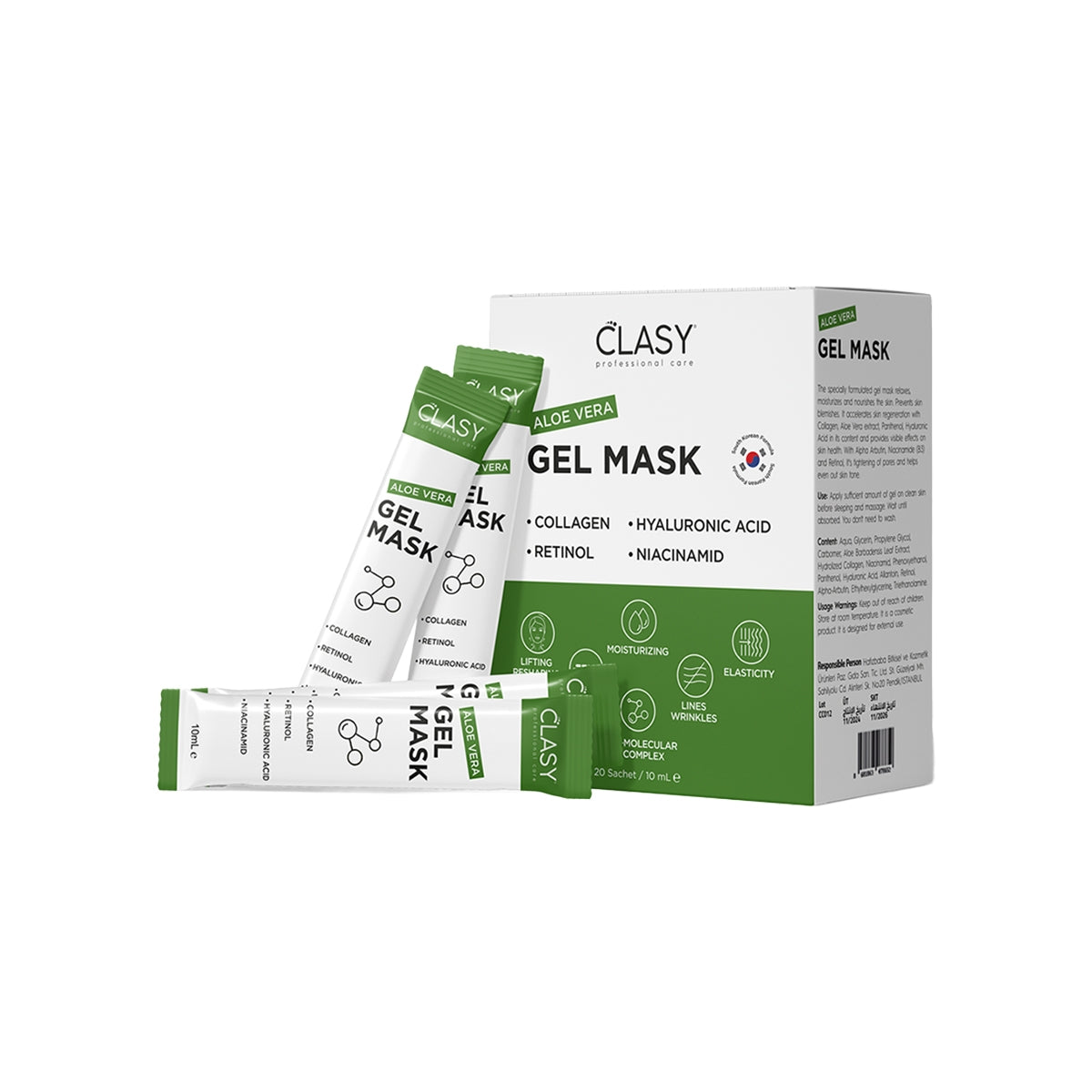 Aloe Vera Jel Maske 20x10 ml