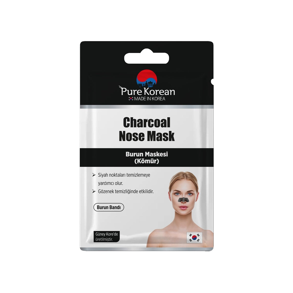 Pure Korean Burun Maskesi Charcoal
