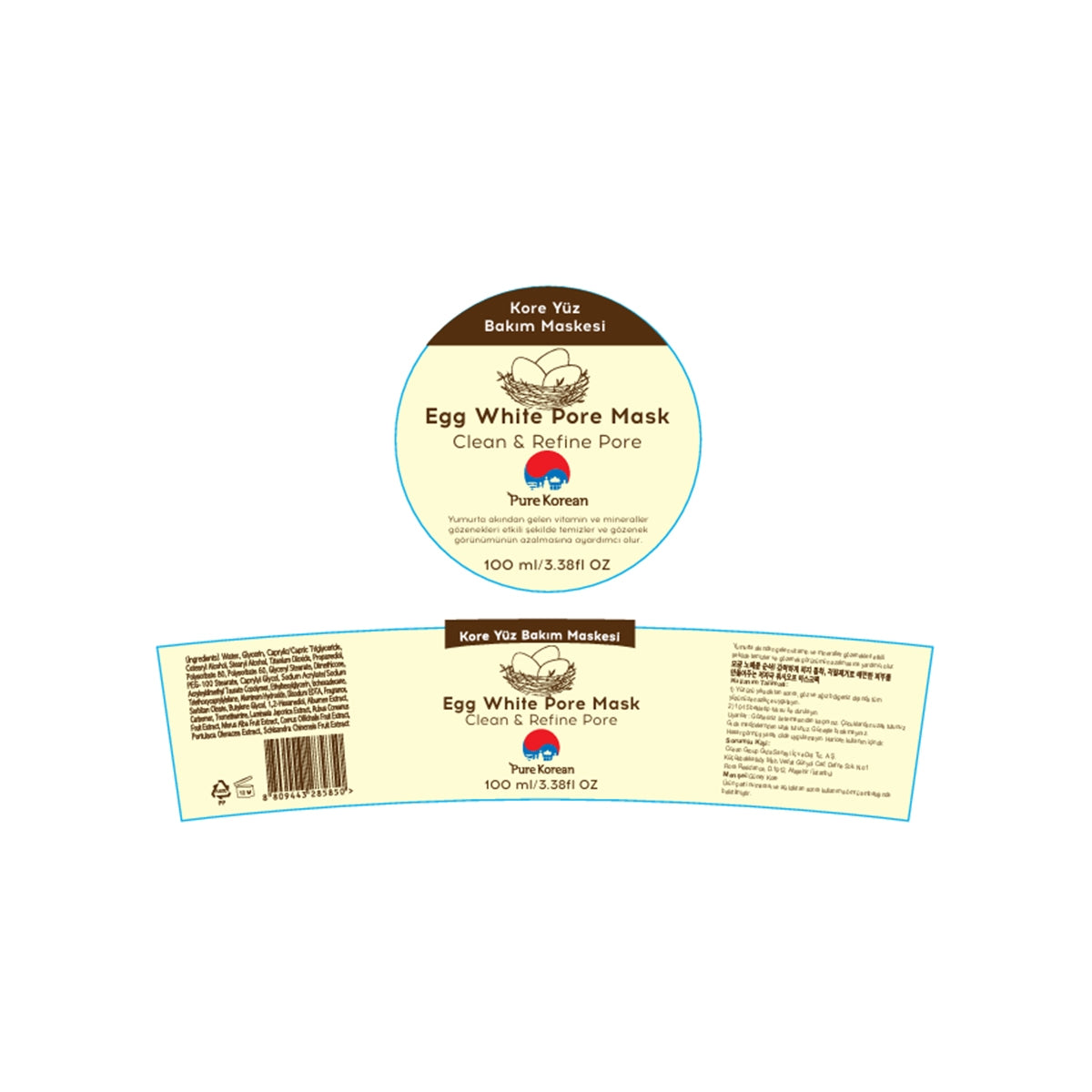Egg White Yüz Maskesi 100 ml