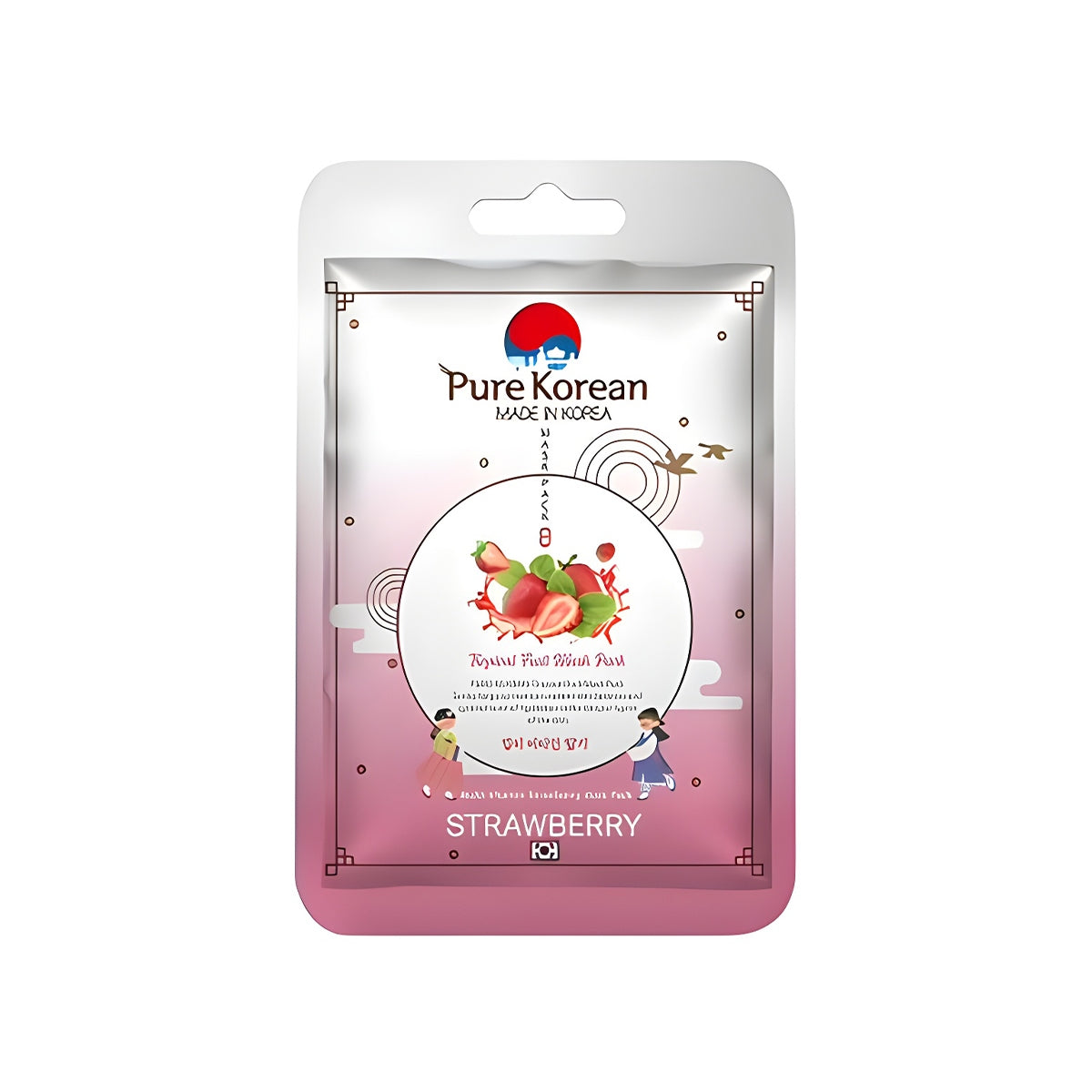 Multi Vitamin Strawberry Kağıt Yüz Maskesi 27 ml