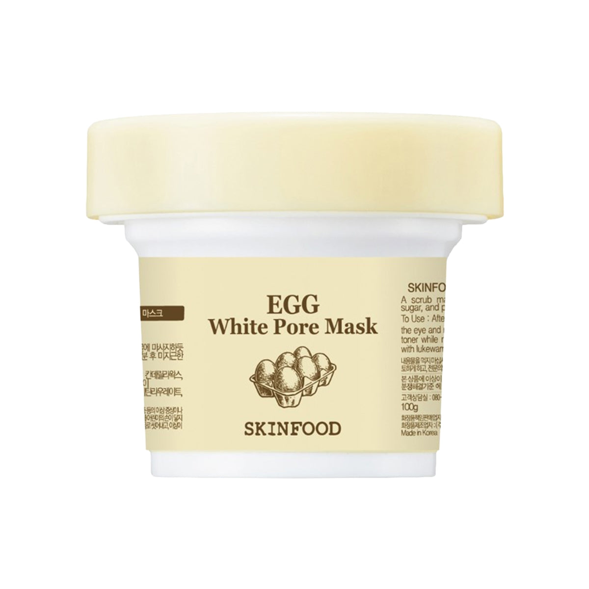 Egg White Pore Yüz Maskesi 120 gr