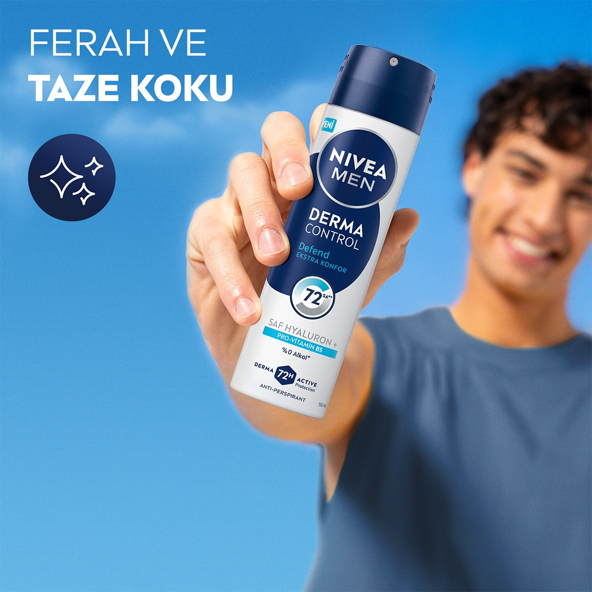 NIVEA Derma Control Defend Erkek Sprey 150 ml