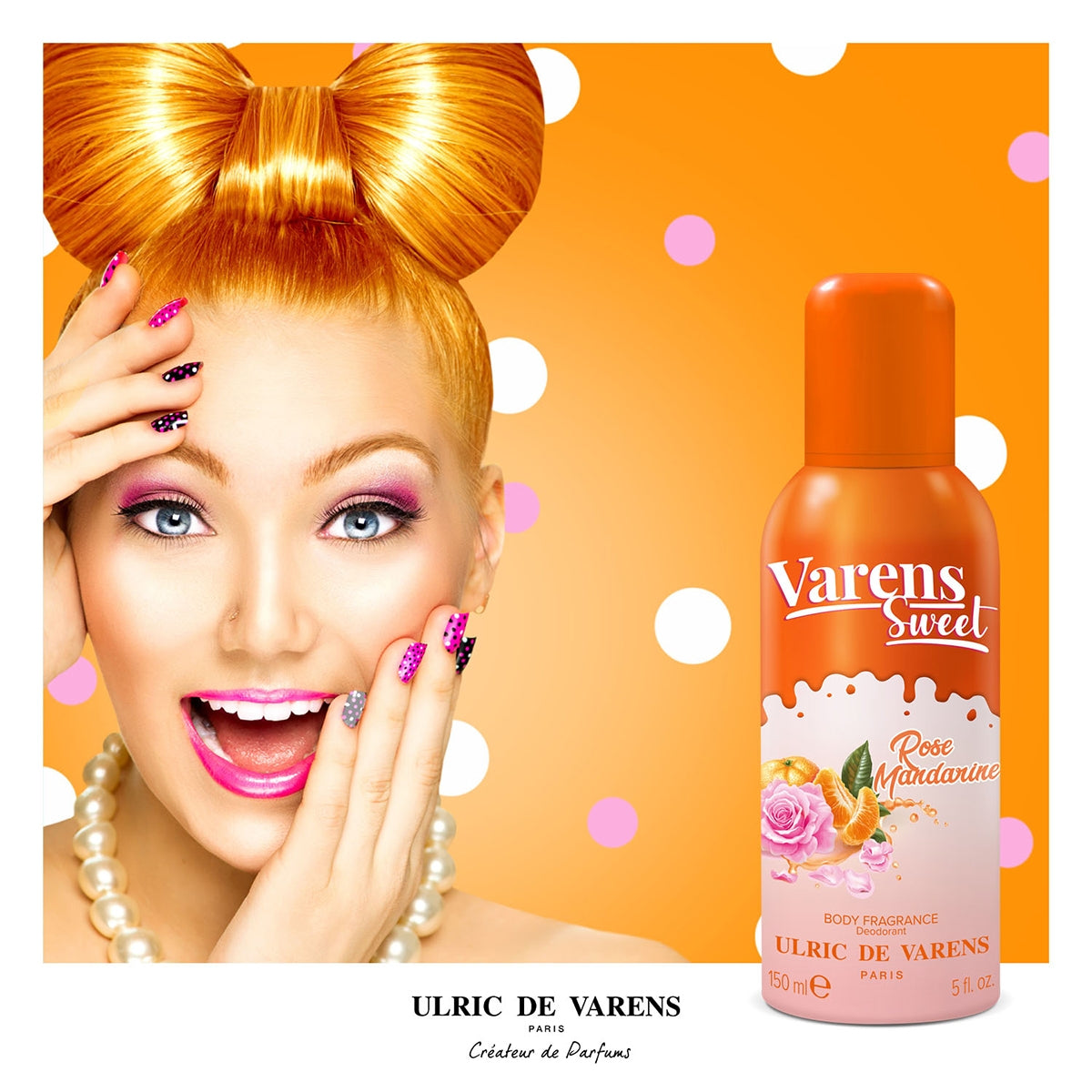 Ulric de Varens Rose Mandarine Kadın Fragrance Deodorant Sprey 150 ml