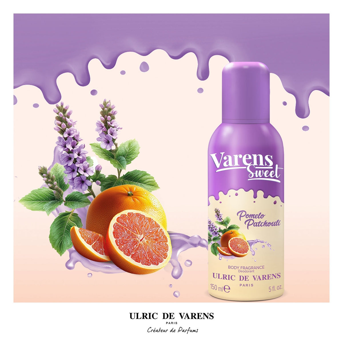 Ulric de Varens Sweet Pomelo Patchouli Kadın Fragrance Deodorant Sprey
150 ml
