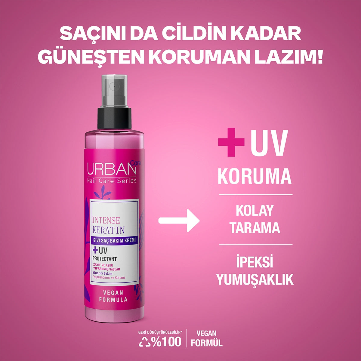Sıvı Saç Kremi Intense Keratin 150 ml