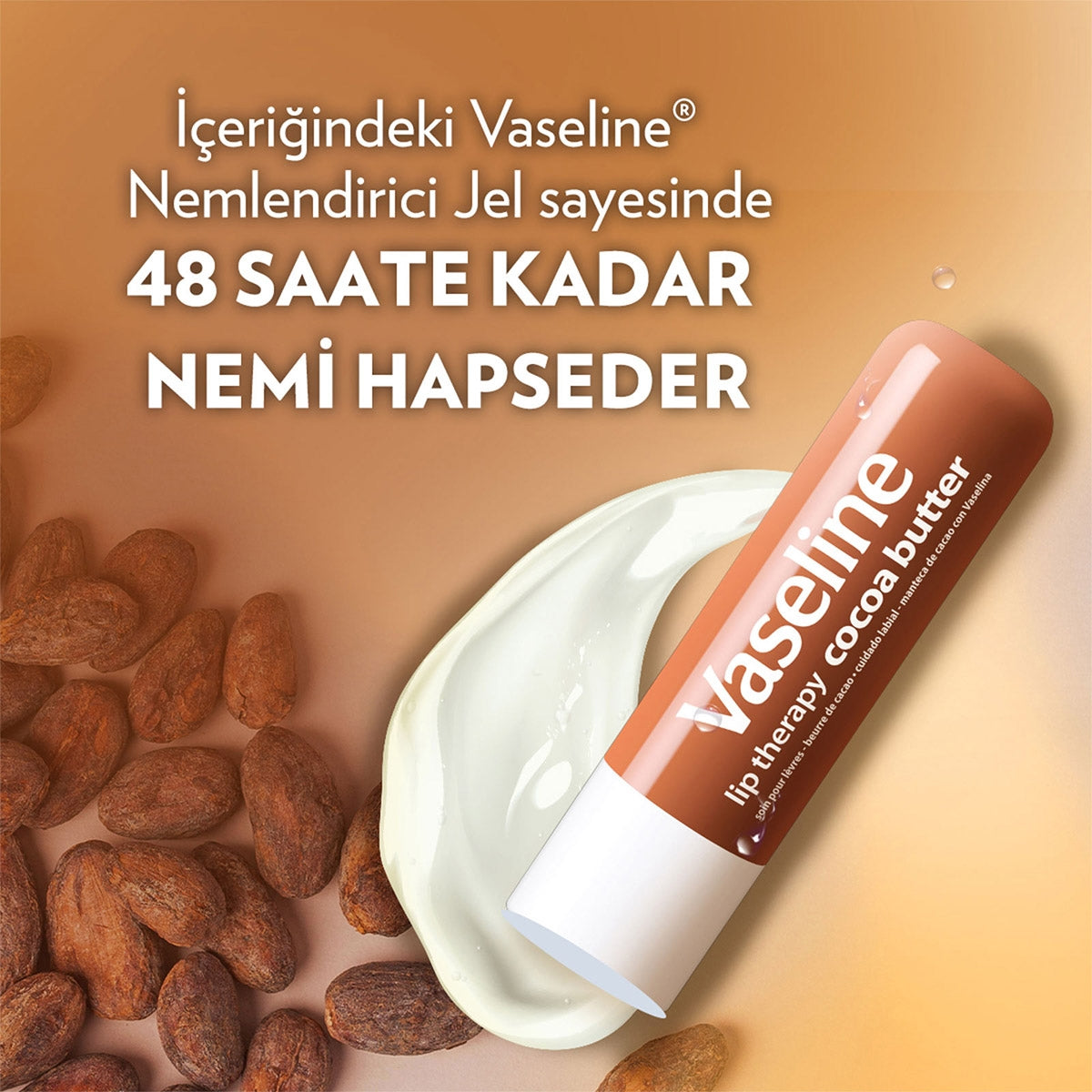 Vaseline Lip Threapy Cocoa Dudak Koruyucu 4,8 gr