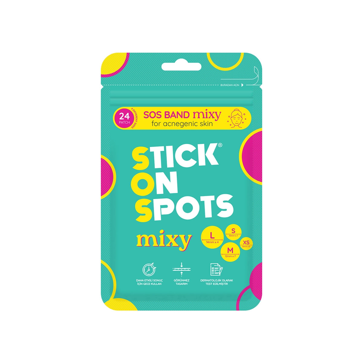 Stick On Spots SOS Band Mixy 24'lü