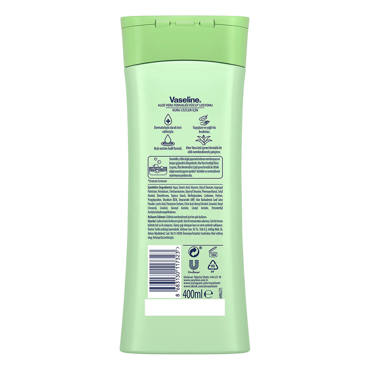 Aloe Vera Vücut Losyonu 400 ml