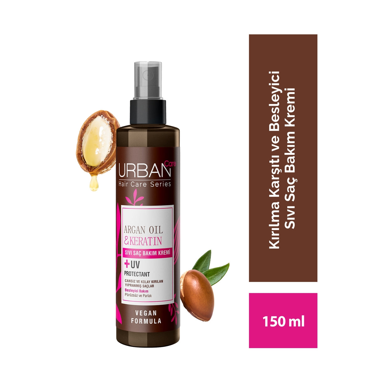 Sıvı Saç Kremi Argan Yağı<(>&<)>Keratin 150 ml