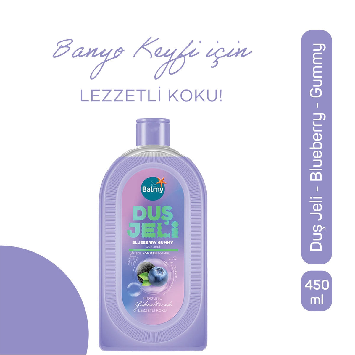 Duş Jeli Blueberry Gummy 450 ml