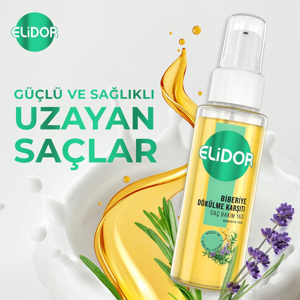 Saç Bakım Yağı Biberiye 80 ml