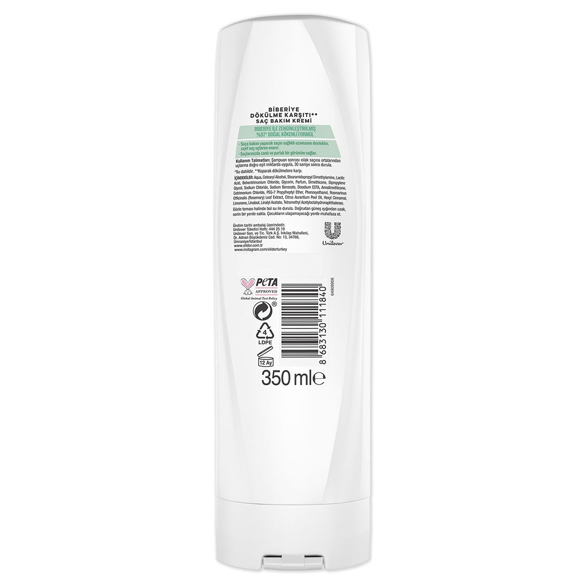 Saç Kremi Biberiye 350 ml