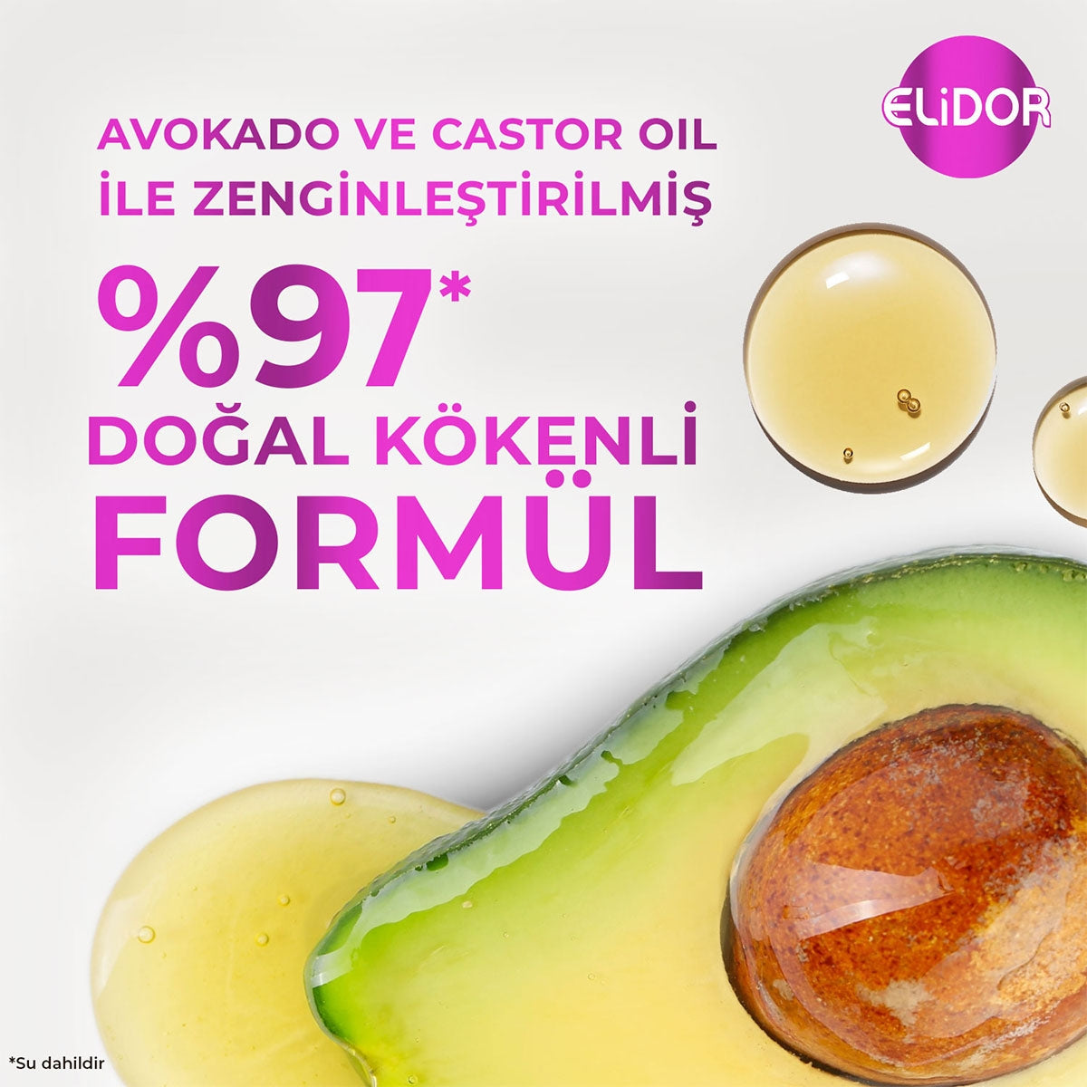 Saç Kremi Avokado Castor Yağı 350 ml