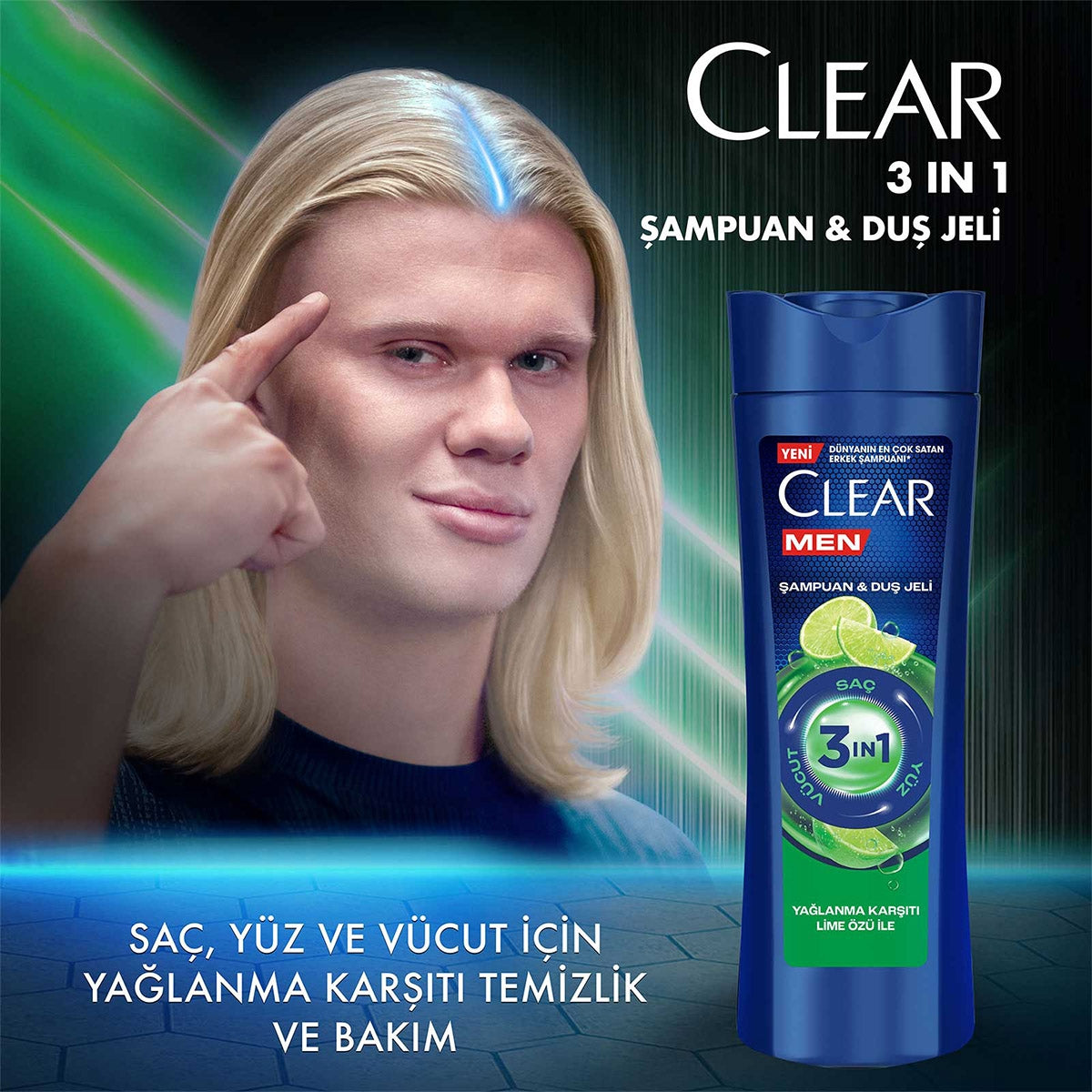 Şampuan 3in1 Yağlanma Karşıtı Lime Özlü 350 ml