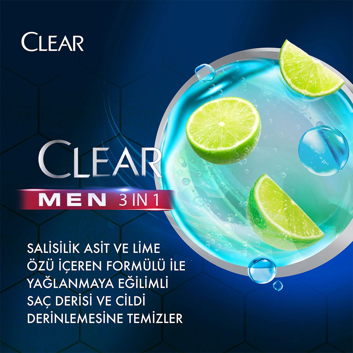 Şampuan 3in1 Yağlanma Karşıtı Lime Özlü 350 ml
