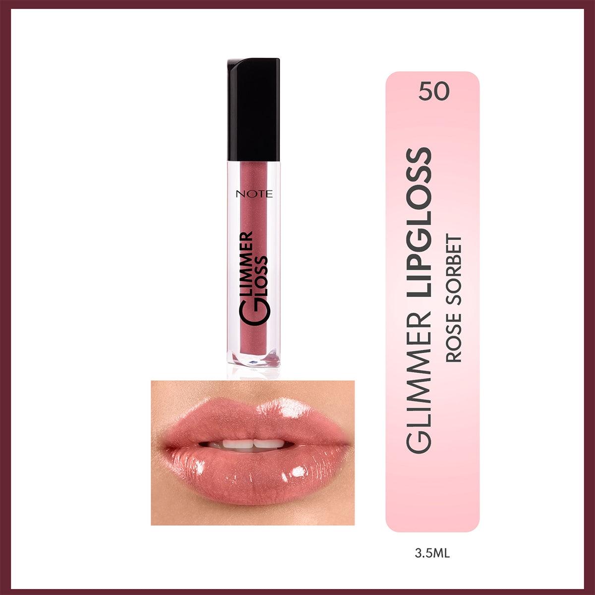Glimmer Gloss 50 Rose Sorbet