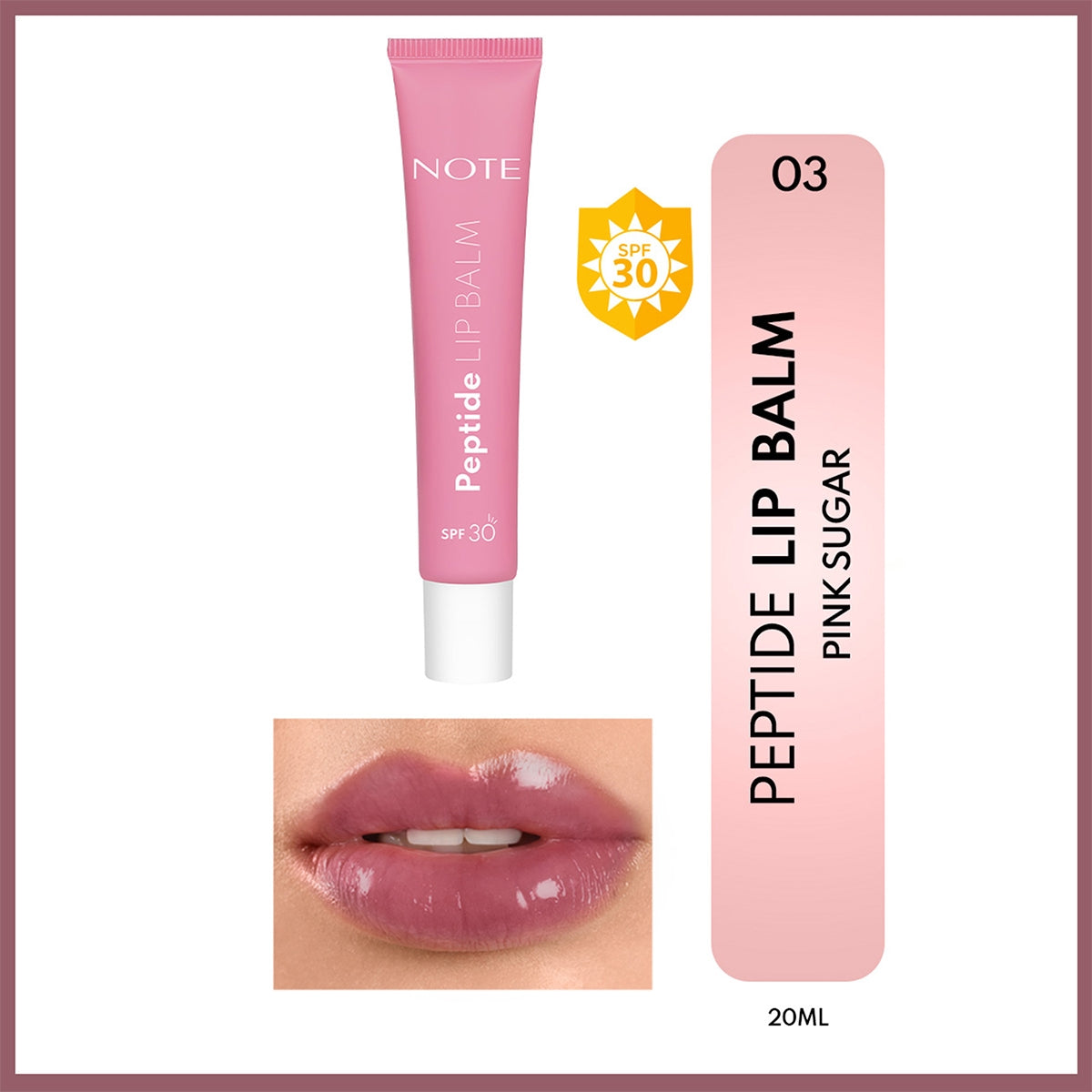Peptide Lip Balm 03 Pink Sugar

