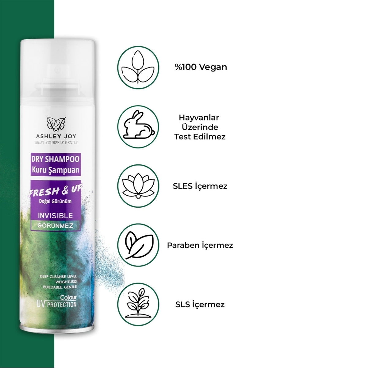 Kuru Şampuan Doğal Görünüm Pure Flower 200 ml