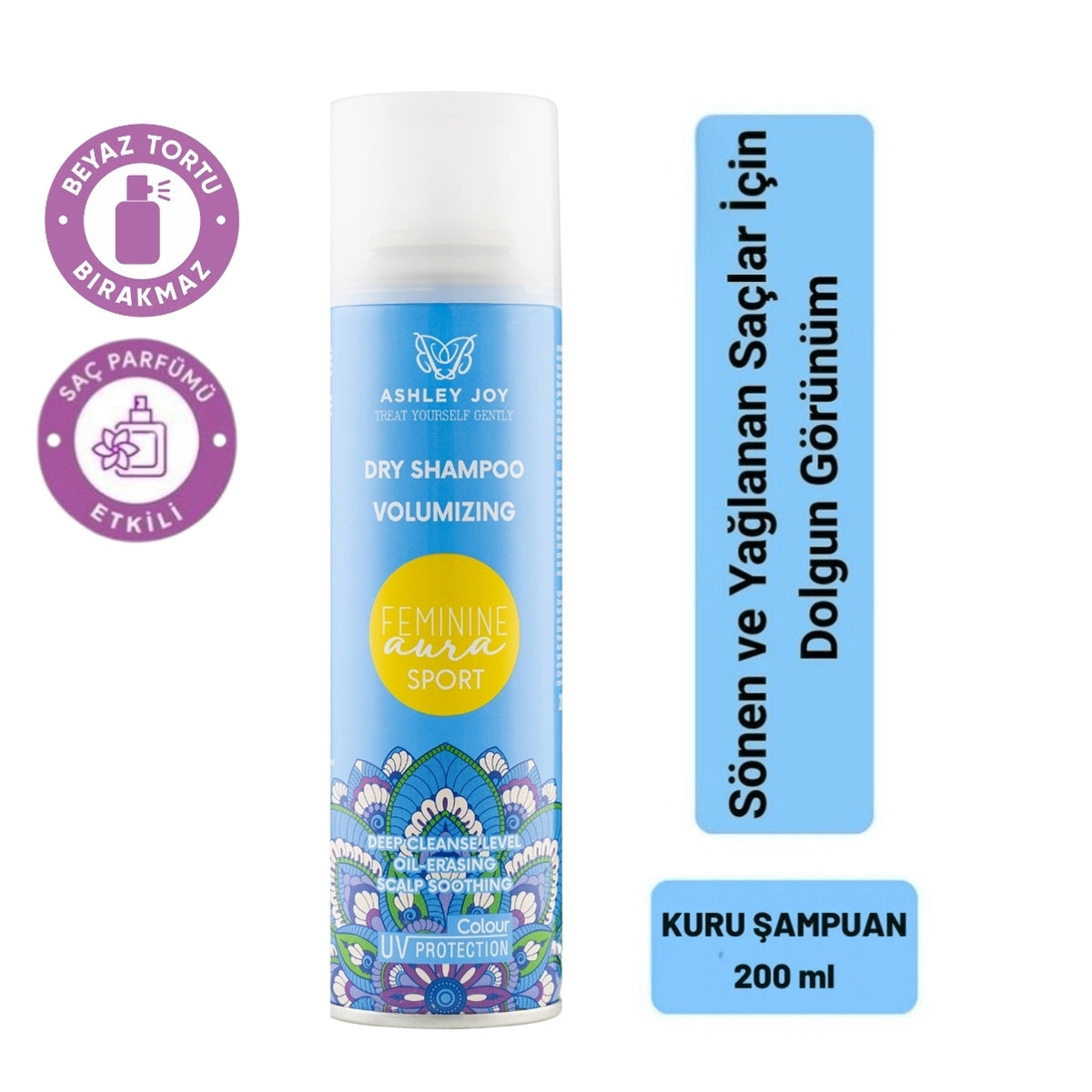 Kuru Şampuan Feminine Aura Sport 200 ml