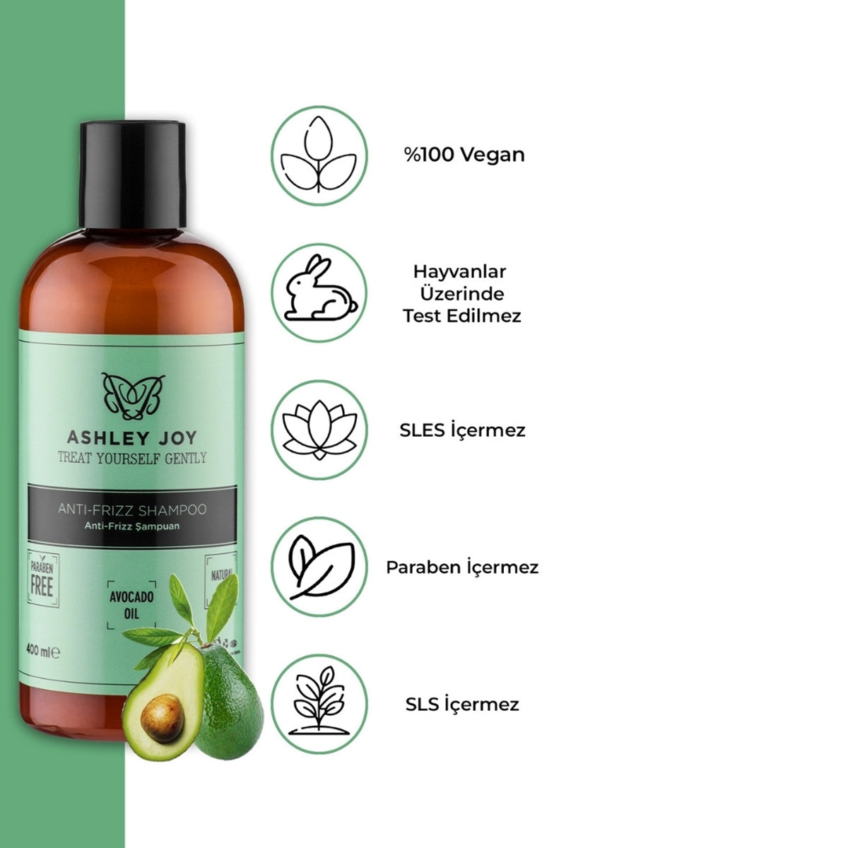 Şampuan Antifrizz 400 ml