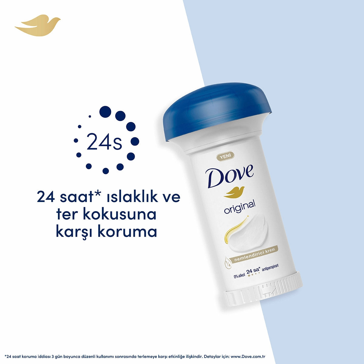 DOVE Krem Stick Deodorant Original Kadın 50 ml