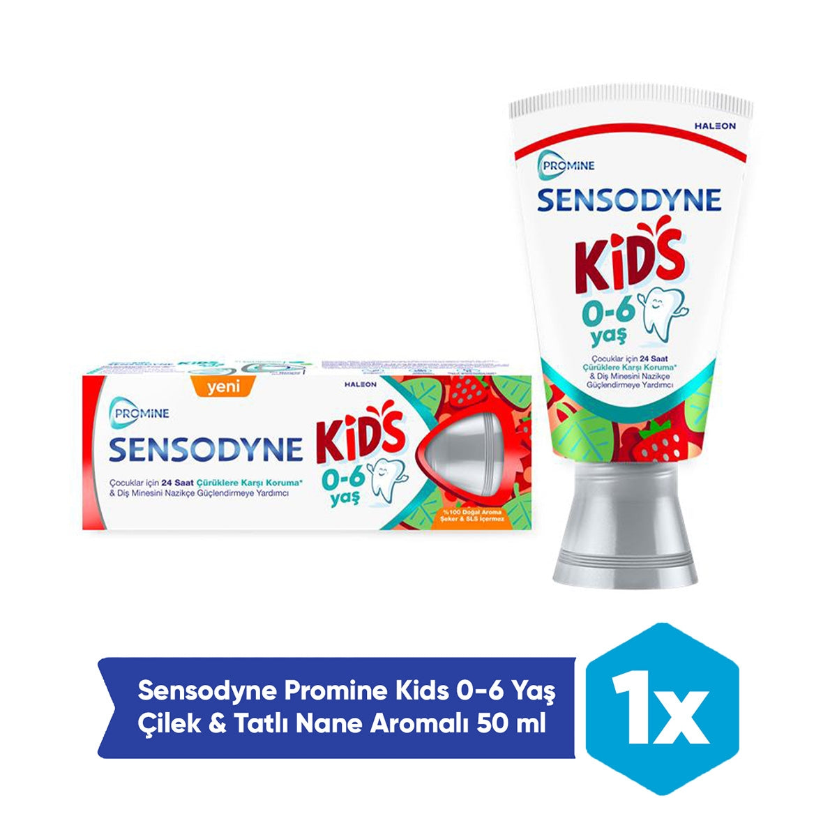 Promine Çocuk Diş Macunu 0-6 Yaş 50 ml