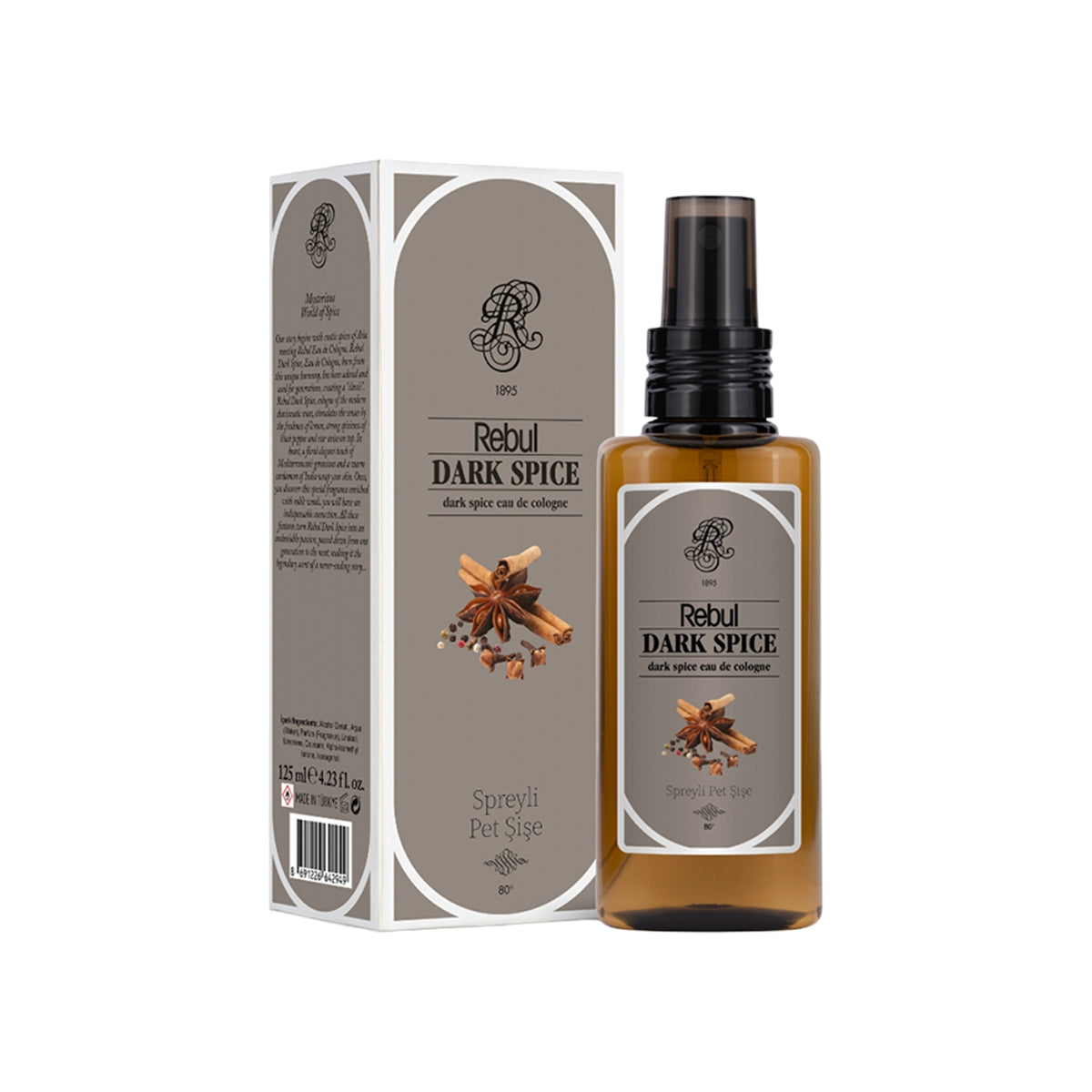 REBUL Kolonya Dark Spice 125 ml