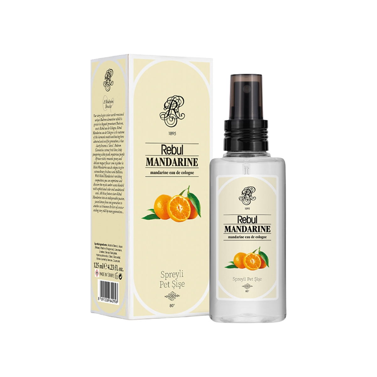REBUL Kolonya Mandarine 125 ml