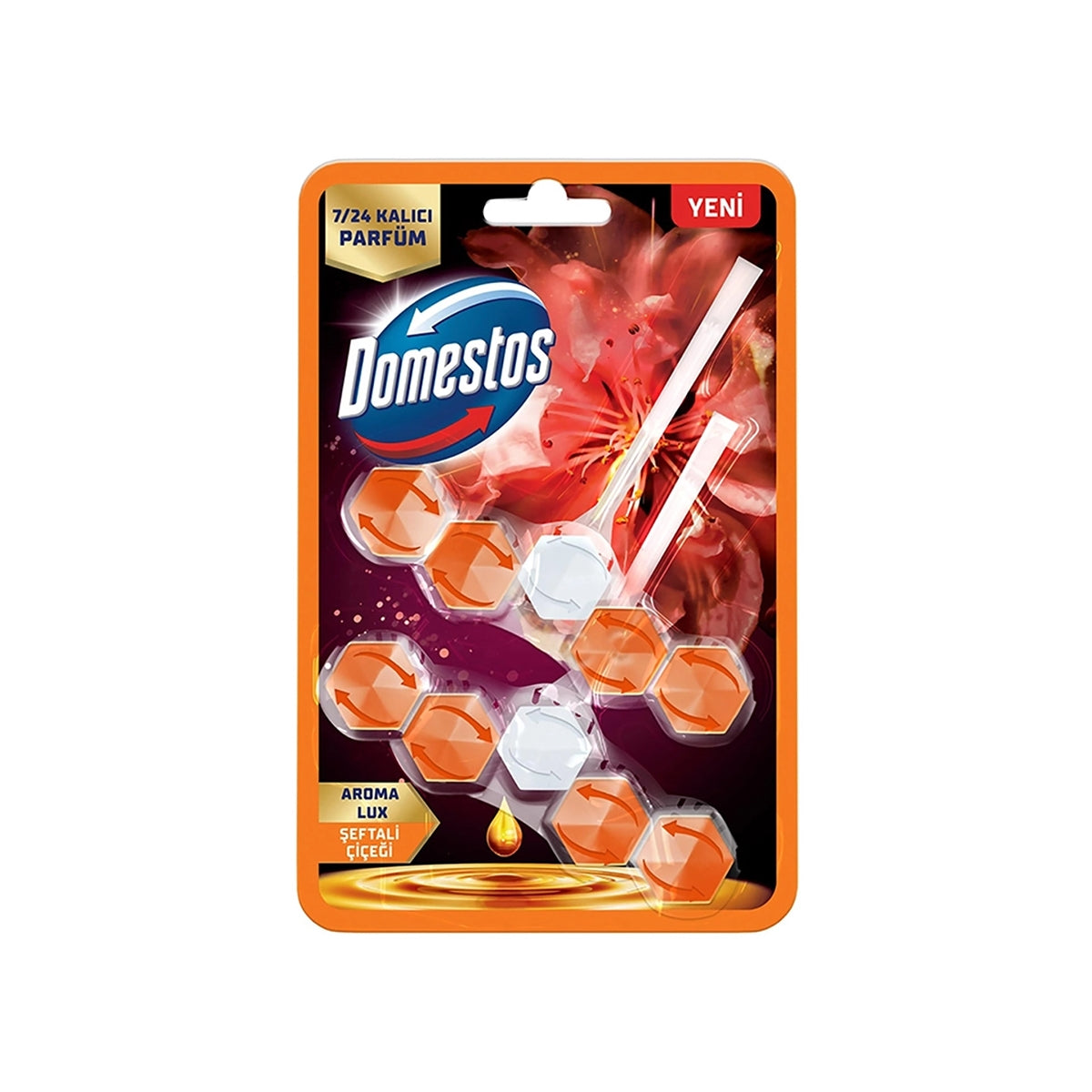 DOMESTOS WC Blok Şeftali Çiçeği 2x50g