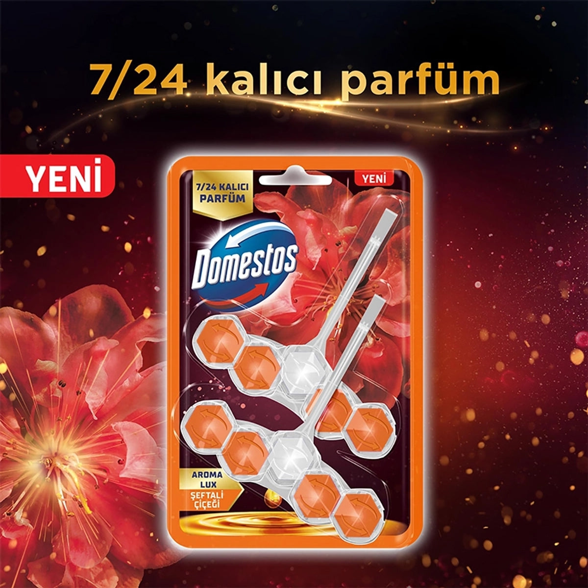 DOMESTOS WC Blok Şeftali Çiçeği 2x50g