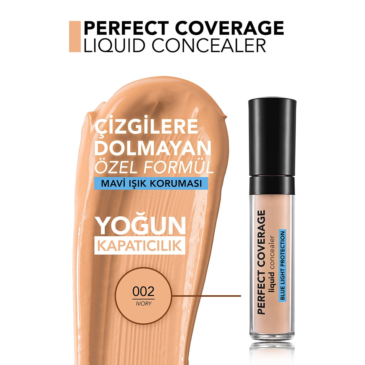 Perfect Coverage Kapatıcı 002 Ivory
