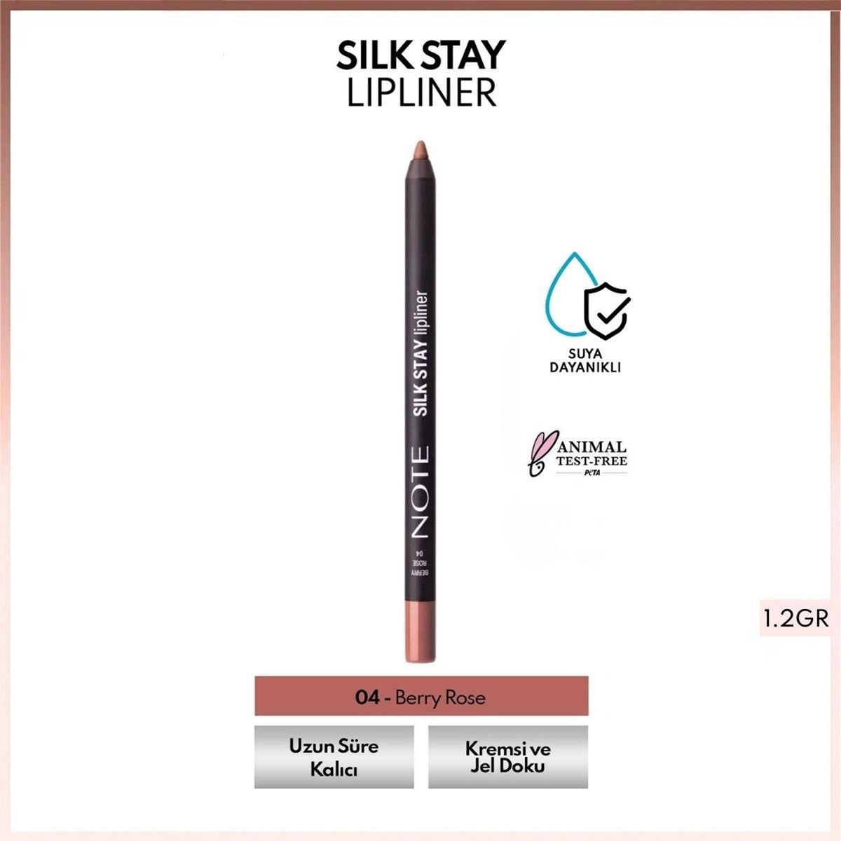 Dudak Kalemi Sılk Stay Muted Berry Rose