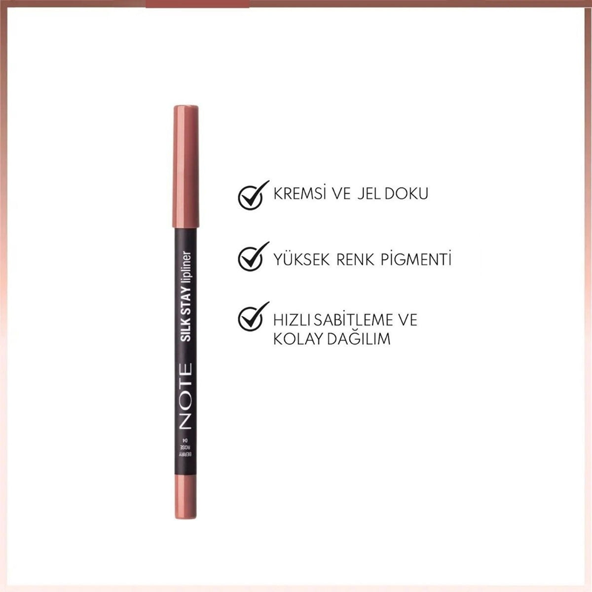 Dudak Kalemi Sılk Stay Muted Berry Rose